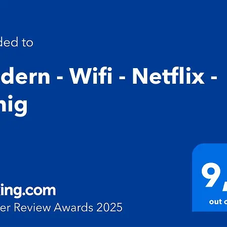 Apartment Modern - Wifi - Netflix - Ruhig